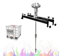 Zowdrix Agitateur Pneumatique IBC, Mélangeur Pneumatique pour Cuve, 1/2 CV, 3/4 CV, 1 CV, Capacité De Mélange De 1 000 L, Support De Fixation pour Liquides Visqueux 3cylinders