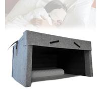 Zowdrix Cabine De Sommeil, Cabine InsonoriséE, Espace Privé Pliable, Haut-Parleurs Bluetooth Doubles IntéGréS, pour La MéDitation, Espace Privé