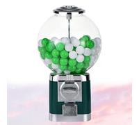 Zowdrix Distributeur Automatique De Capsules, 100 Boules Vides, Grand Distributeur De Boules De Chewing-Gum, sans Monnaie, Machine De Stockage De Capsules De Café pour La Maison Green
