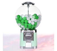 Zowdrix Distributeur Automatique De Capsules, 100 Boules Vides, Grand Distributeur De Boules De Chewing-Gum, sans Monnaie, Machine De Stockage De Capsules De Café pour La Maison Macarongreen