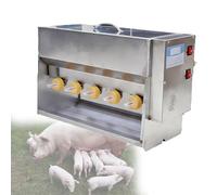 Zowdrix Distributeur Automatique De Lait pour Porcelets, 10/14 TéTines, Acier Inoxydable, Grande Capacité 15/20 L, Distributeur Double Face Adapté Aux Porcelets 10Heads