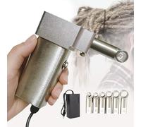 Zowdrix la Machine à Dreadlocks, Machine à Dreadlocks instantanée avec 6 têtes, Rapide et Facile à Faire soi-même, avec Plusieurs Outils