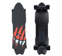 Zowdrix Planches à roulettes éLectriques 300 W avec TéLéCommande, 4 Modes De Vitesse, Autonomie Maximale De 15 Km, Longboard éLectrique pour Adultes Et DéButants, Trajets sur Le Campus B