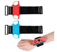 ZOWEXIQ 2 Pièces Juszt Danze 2024 Switch, Zba Burm It Up Swtch, Bracelets Pour Nintedo Swtch, Sangle Élastique Réglable Compatible Avec Joycon, Band Pour Just Danze Pour Adultes Enfants