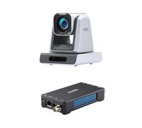 zowietek Caméra PTZ 4K NDI|HX3 25X + Encodeur/Décodeur vidéo 3G-SDI ZowieBox