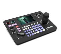 Zowietek Contrôleur PTZ 7D Joystick Clavier, ZowieKBD, Écran LCD 5'' Quad-Vue en Temps Réel, Détection Automatique de Caméra, Contrôle de Groupe, Sortie HDMI, Tally, PoE, VISCA/PELCO/RS232/422/485