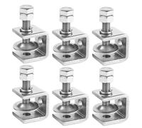 ZOWZEA Lot de 6 colliers de serrage en C en acier inoxydable 304 de 2,3 cm pour le travail du bois et le soudage, convient pour un usage domestique et professionnel