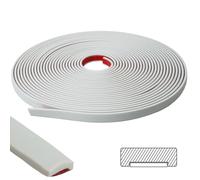 ZOWZOW 16M Moulure Adhésive - Moulure Flexible Autocollante, Baguette de Finition Décorative pour Bordure de Carrelage, Bordure Murale, Coin et Décoration de Cadre