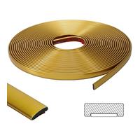 ZOWZOW 16M Moulure Adhésive - Moulure Flexible Autocollante, Baguette de Finition Décorative pour Bordure de Carrelage, Bordure Murale, Coin et Décoration de Cadre