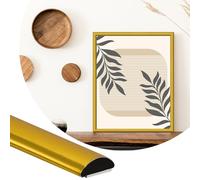 ZOWZOW Moulure Adhésive 16M - Moulure Flexible Autocollante, Baguette de Finition Décorative pour Bordure de Carrelage, Bordure Murale, Coin et Décoration de Cadre