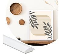 ZOWZOW Moulure Adhésive 8M - Moulure Flexible Autocollante, Baguette de Finition Décorative pour Bordure de Carrelage, Bordure Murale, Coin et Décoration de Cadre