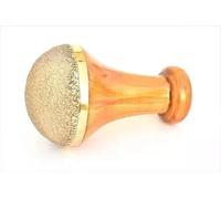 ZOXXIE Tasse Vatki Kansa en bronze naturel avec poignée en bois, masseur ayurvédique detox pour les pieds, relaxation, outil indien profond
