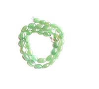Zoya Gems & Jewellery Aaa B09S6LQLMRNAMZ Collier pépites de jade anguri naturel lisse de 45,7 cm