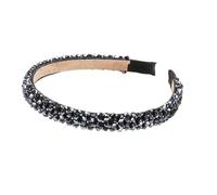 ZOYA Premium Bandeau à cheveux bleu marine avec cristaux - Accessoire élégant pour fille | Accessoires pour cheveux élégants