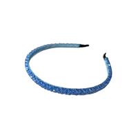 ZOYA Premium Bandeau élégant pour fille avec strass - Bleu, élégant et confortable, parfait pour les occasions quotidiennes et spéciales