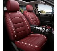 ZoylLa Housse Siege Voiture pour BMW Serie 1 120d E87/130i E87/120i E87/118i E87/116i E87/116d E87/118d E87 sur Mesure Cuir Coussin 5Siege Voiture Protecteur de siège Imperméable,Red Style