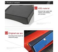 ZoylLa Support de Plaque d'immatriculation pour Ford Mustang 2015-2017 Support de Support de Montage de Plaque d'immatriculation de Pare-Chocs Avant de Voiture pour Ford Mustang