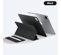 ZOYU-Smart Cover magnétique pour iPad, Full Split, Anti-Bois Case, iPad 10 10.9 Pro 12.9 11 2022 Capa, iPad Air4 5 10.9 mini 6-iPad Air 11 2024 M2-Noir