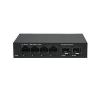 ZOZ03Y0 Commutateur Ethernet 10G SFP 2.5G RJ45 Gigabit Switch 2 5 Go Commutateurs Ethernet 4 5 6 ports LAN Ethernet Fibre Optique Hub (Prise UE)