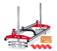 Zozen Moulin pour tronçonneuse, scierie portable : peut être assemblé en 3 dimensions pour une utilisation indépendante, adapté pour une barre de fraisage pour planche de 35,6 à 91,4 cm, un système de