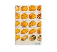 ZOZO HOUSE Food for Life Bread Art mural 40 x 60 cm