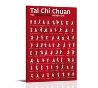 ZOZO HOUSE Guide des techniques de Tai Chi and Sword Art mural 30 x 45 cm