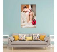 ZOZO HOUSE Sexy Naked Girl Tied Up And Kneeling on The Sofa Salon 60 x 90 cm