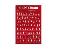 ZOZO HOUSE Tai Chi And Sword Techniques Guide Chambre à coucher 40 x 60 cm