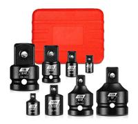 zozoa Lot de 8 adaptateurs de douilles, 1 ", 3/4", 1/2", 3/8", 1/4", adaptateur pour visseuse à percussion, cliquet, entretien du véhicule, entretien mécanique