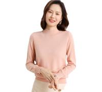 Zozogag Pulls Tricotés en Cachemire pour Femmes, Pulls Doux Et Chauds À Col Montant pnnrk M