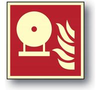Zp-12 Plaque D'enseigne 15X15 Ppoż. Cylindre Fixe D'extinction D'incendie