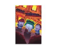 ZPAOWUFB Poster de jeu vidéo South Park Stick of Truth sur toile - Impression d'art moderne pour chambre à coucher - 40 x 60 cm