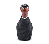 ZPARTNERS Grain de Bois 6 Vitesses Levier de Soufflet Botte pour VW 1999-2004 Golf 4 IV MK4 GTI R32 Bora Jetta