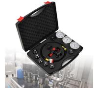 ZPBLWT Kit Recharge Azote Accumulateur Hydraulique, 7 in1 Test de Pression Hydraulique de l'azote, Kit de Charge de Remplissage d'azote, Dispositif de Test de Pression