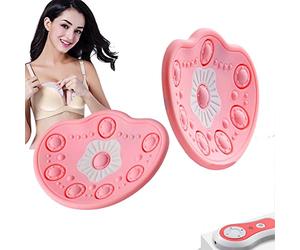 ZPBLWT Massage d'amélioration des Seins, Machine d'agrandissement du Sein sans Fil, 16 Têtes de Massage Simulées, Augmentation Mammaire Rapide Portables, Appareil de Beauté du Sein