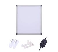 ZPBLWT Négatoscope Radiographie LED Portable, Luminosité Réglable, Visionneuse de Film Médical, Panneau Acrylique et Cadre en Aluminium, Montage Mural ou Vertical
