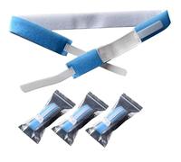 ZPBLWT Sangle de Fixation pour Tube de Trachéotomie, Support Universel pour Tube de Trachéotomie Adulte pour la Chirurgie Post-Cou, Sangle de Trachée Réglable, 3 Pièces