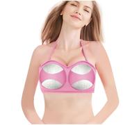 ZPBLWT Stimulateur D'élargissement du Sein, Multifonctionnelle électrique Masseur, Stimulateur de Massage du Sein Chauffant Sein pour Le Lifting des Seins Agrandir, Anti-affaissement