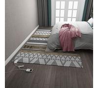 ZPBLWT Tapis Chauffant électrique en Graphène, Coussin Chauffant pour Tapis de Salle de Bain, Protection Contre la Surchauffe, Chauffage au Sol d'intérieur pour Bureau et Salon à la mais