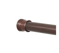 ZPC Zenith Products Corporation Zenna Home Adjustable Tension Shower Rod, 44" to 72", Bronze