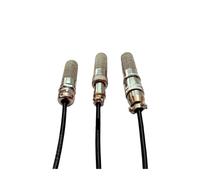 ZPC1CS81 Sht20 Sht30 Sht40 41 Sht35 Capteur de température et d'humidité Câble de sonde Tête en métal Capteurs de capacité numérique 1 m Longueur Sortie I2c