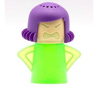 ZPCTECHGO Nettoyeur vapeur pour micro-ondes Angry Mama - Nettoyage vapeur avec vinaigre et eau - Pour cuisine et bureau - Sans produits chimiques - Vapeur de la tête (vert) - Variations CF 3