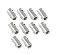 Zpengtai Attaches pour CâBles MéTalliques 10 pièces 304 Acier Inoxydable vis à Main Pince s'adapter Ensemble câble Pince sans tête boulons Boucle for 2 3 4 5 6 8 10mm Clip(for 3mm wire)
