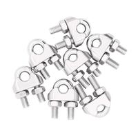 Zpengtai Attaches pour CâBles MéTalliques Ensemble D'accessoires for Câbles Métalliques en Acier Inoxydable 304, for Câbles Métalliques De 1/8 Po Clip