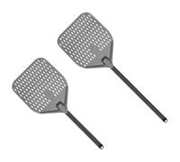 Zpengtai Pelle Pizza 1 pièces 12 14 Pouces Pelle à Pizza peler Grand Long Aluminium avec Long Manche Outils de pâtisserie pelles Pelle Peel Paddle Pizza gâteau Outils de Cuisson Cuisson(14inch 80cm)