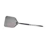 Zpengtai Pelle Pizza Pelle à Pizza rectangulaire perforée à revêtement Dur en Aluminium de 44/46 Pouces, Longue Pelle à Pizza, Outil à Palette Amovible Cuisson(13 inch Black)