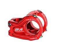 Zpengtai Potence VTT Tige de vélo Descente Plus ou Moins 10 degrés Robinet Tout-Terrain 28.6 * 31.8MM Route VTT Tige Courte(Red)