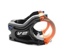 Zpengtai Potence VTT Tige de vélo Descente Plus ou Moins 10 degrés Robinet Tout-Terrain 28.6 * 31.8MM Route VTT Tige Courte(Black Gold)