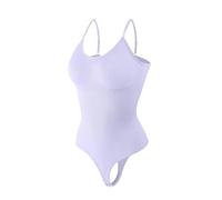 ZPFDSG Gaine Femme Body sans Couture Shapewear Femmes Taille Formateur Ventre Plat Corps Shaper Ventre contrôle sous-vêtements Amincissants(Light Purple,L)