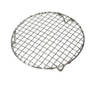 ZPFDSG Grilles de Cuisson Filet de Barbecue Rond en Acier Inoxydable, Filet de Cuisson for rôtir Le Bacon, Filet en Fer, Accessoires for Barbecue, Tapis de Barbecue antiadhésif(15cm)
